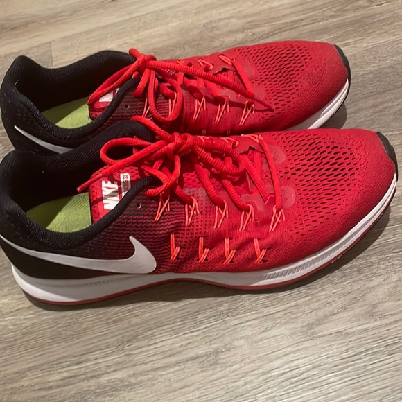 nike zoom pegasus 33 red and white